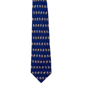Tommy Bahama Blue Beach Chair Silk Tie Off Island Print